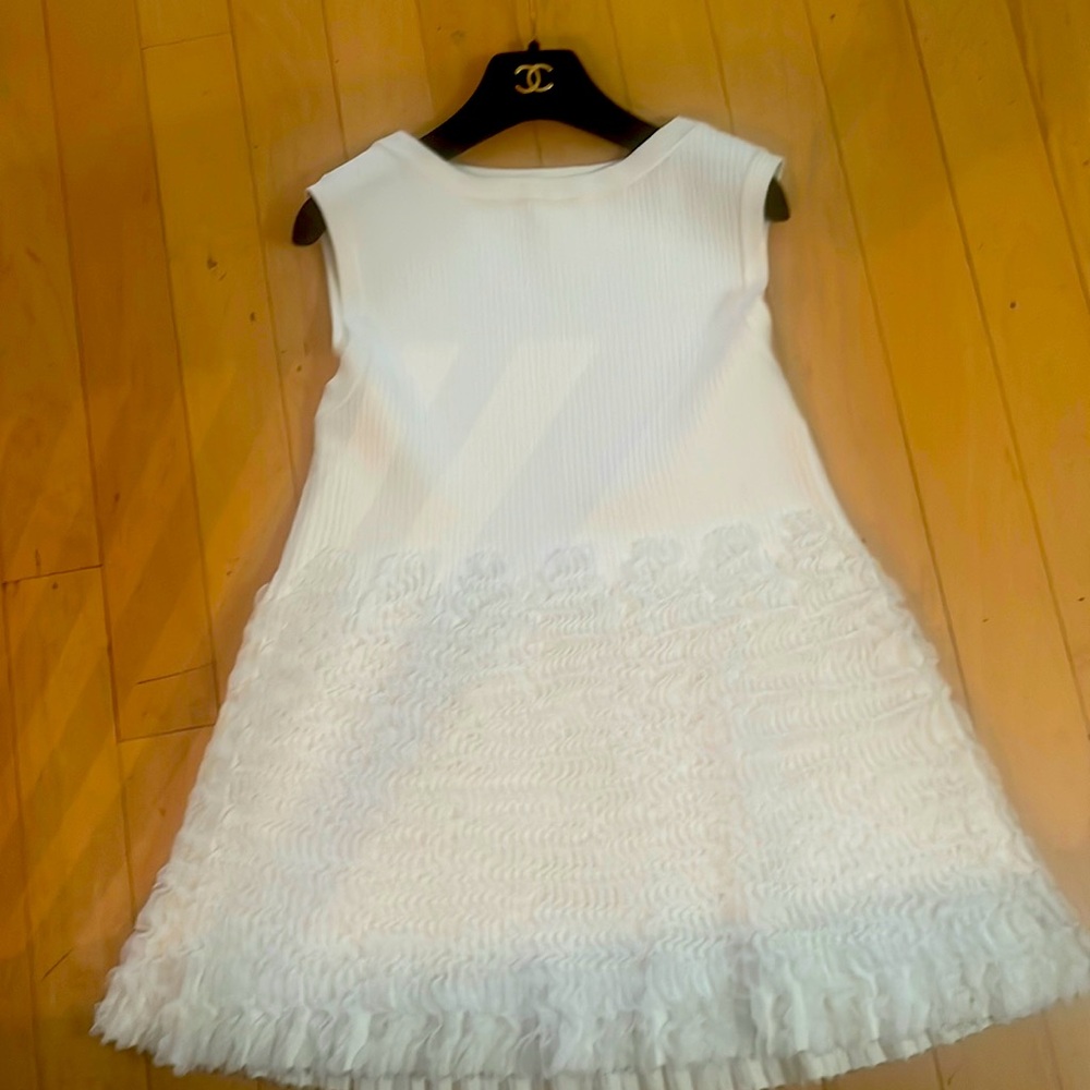 AZZEDINE ALAIA WHITE MINI DRESS/TUNIC 38 - Picture 1 of 7